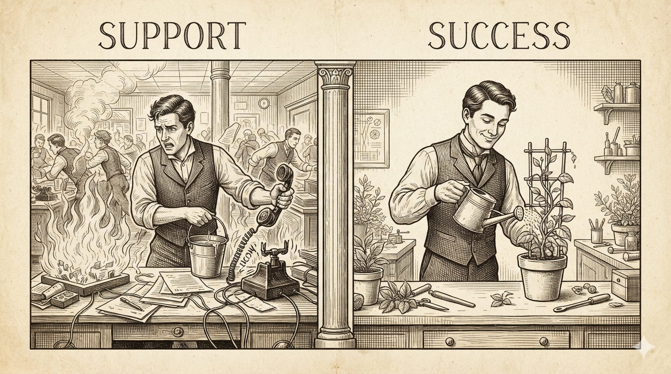 Customer Success vs. Customer Support: What's the Difference?