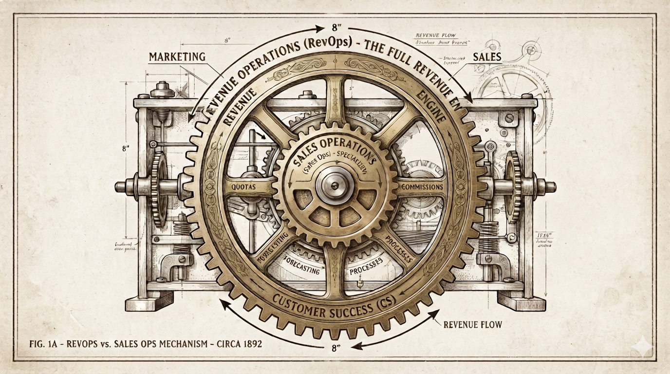 RevOps vs. Sales Ops: What's the Difference?